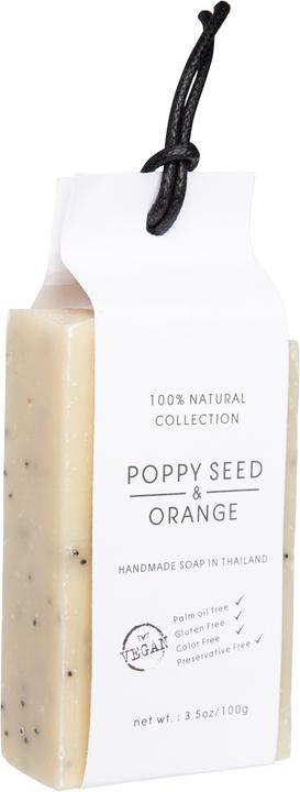 Tranquillo Seife Poppy Seed Orange (Savon dur, 100 ml)