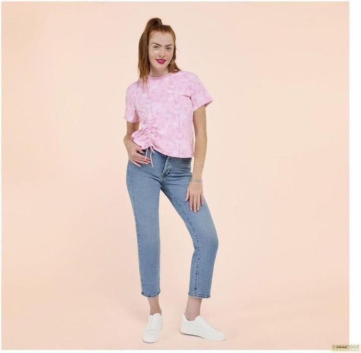 Actual product image Loungefly Disney by Tee T-Shirt Unisex Hannah Montana Shirred Hem Size M (M)