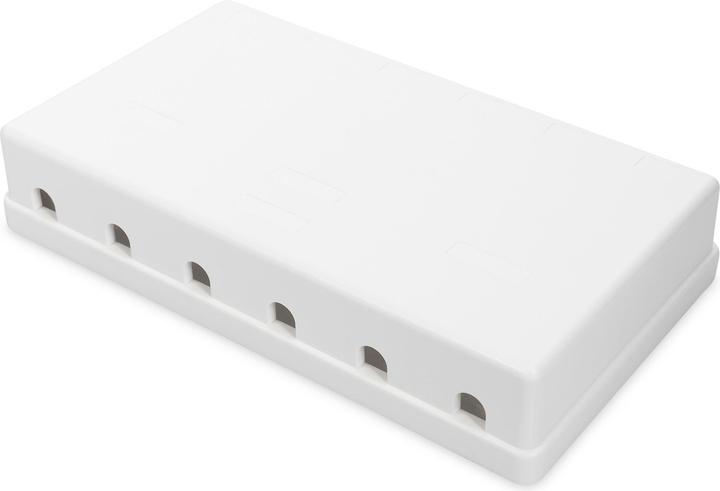 Digitus Surface box for Keystone modules pure white 6-port