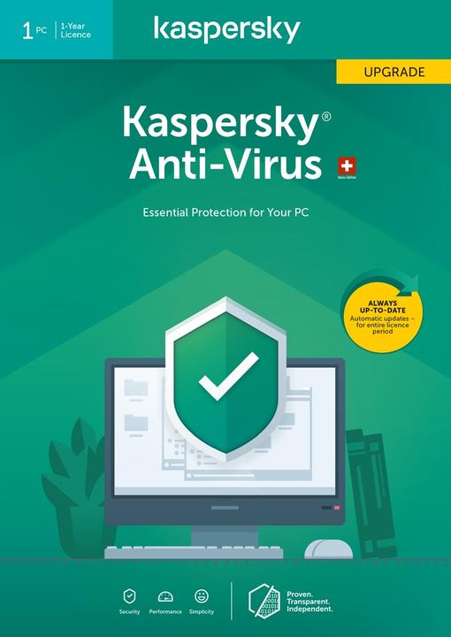 Actual product image Kaspersky Anti-Virus (1 User, 12 months)