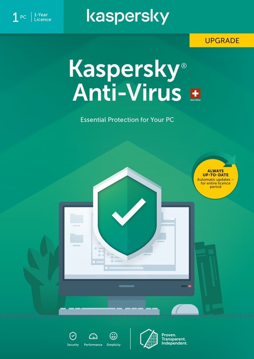 Actual product image Kaspersky Anti-Virus (1 User, 12 months)