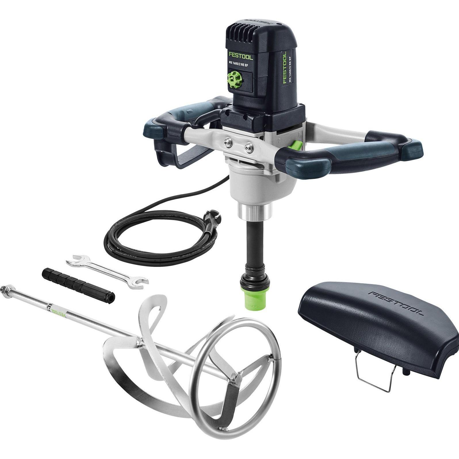 Festool, Rührwerk + Mörtelrührer, MX 1600/2 RE EF HS3R Mengmachine - 1500W - 160mm