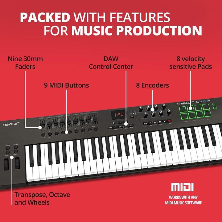 Produktbild Nektar Impact LX61+ (Keyboard)