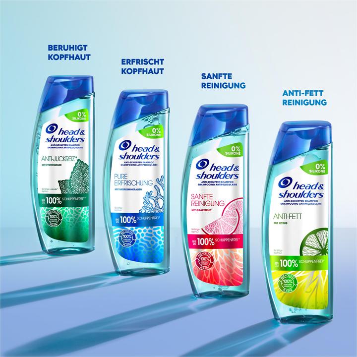 Actual product image Head & Shoulders Sanfte Reinigung (250 ml, Liquid shampoo)