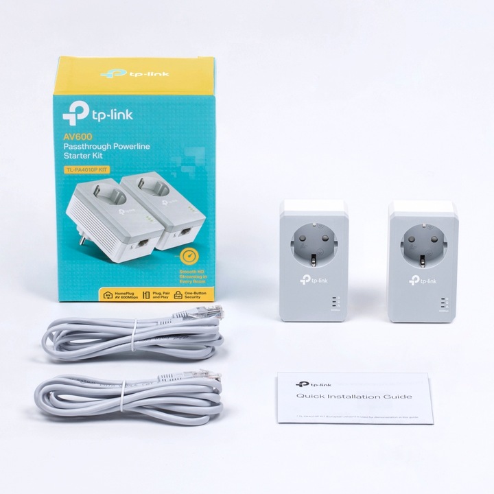 Actual product image TP-Link TL-PA4010P KIT Starter Kit (600 Mbit/s)