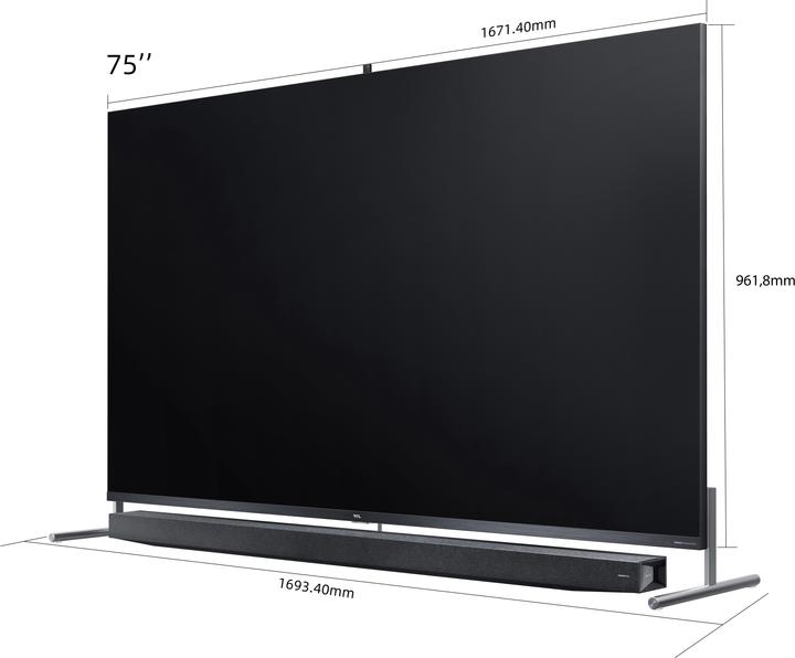 Produktbild TCL 75X915 (75", QLED, 8K, 2020)
