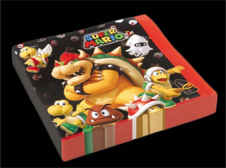 Image du produit Amscan 20 Servietten Super Mario (20 x, 33 x 33 cm)