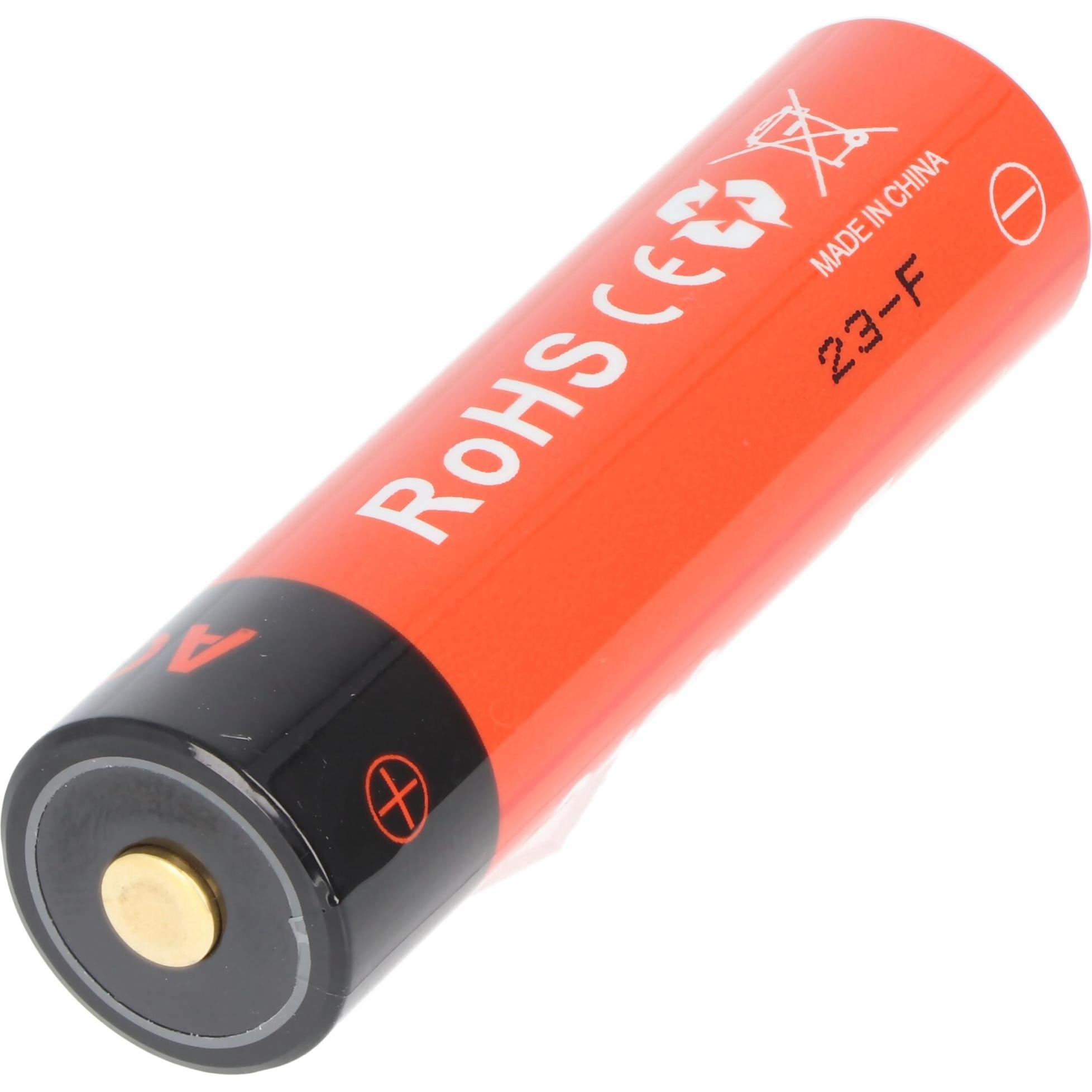 Thumbnail - AceBeam 18650 Li-Ion Akku 3.100mAh, 25A, mit Schutzschaltung, 69,70mm x 18,40mm (1 Stk., 18650, 3100 mAh), Batterien + A...