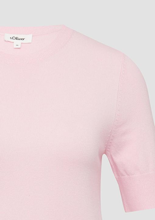 Produktbild S.Oliver Strickpullover Kurzärmeliger Strickpullover aus Viskosemix (48)