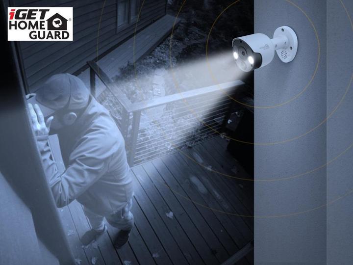 Produktbild iGet HOMEGUARD Bullet IP security camera Indoor & outdoor pixels Ceiling/wall (3840 x 2160 Pixels)