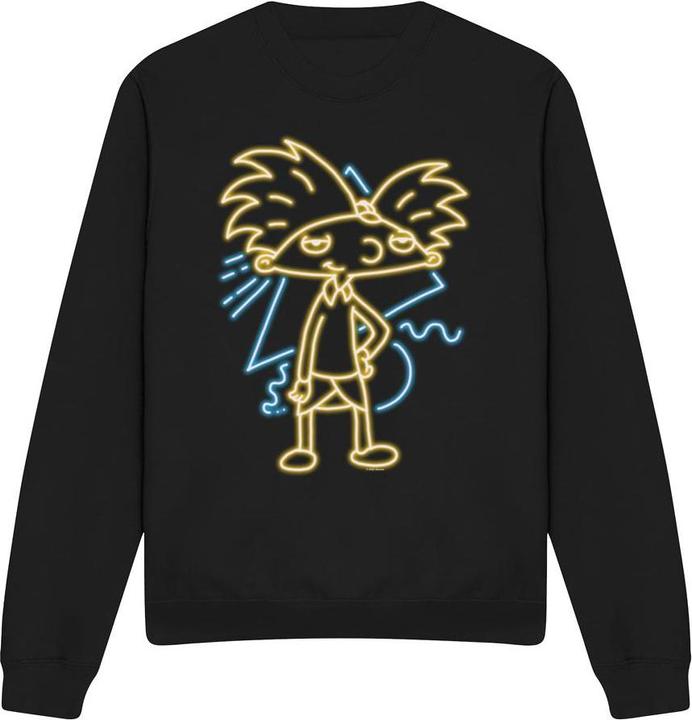Immagine prodotto Hey Arnold! Felpa Neon Adulto Unisex (S)
