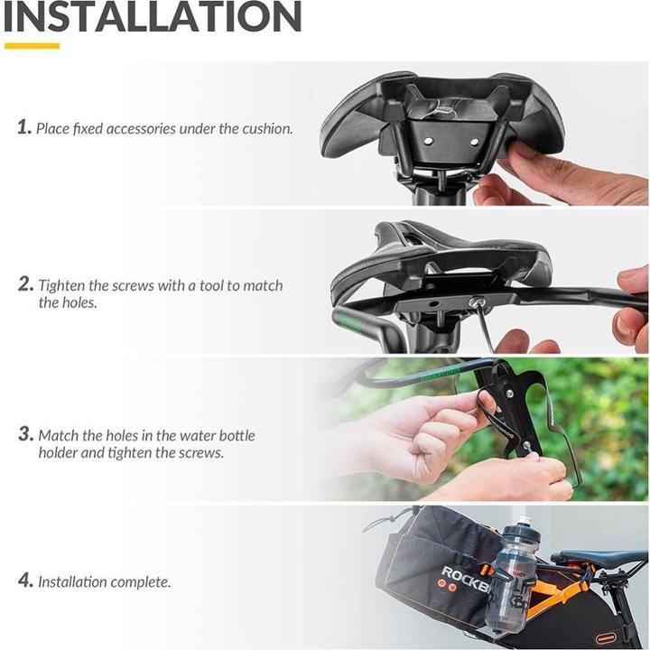 Produktbild Rockbros Multifunctional Bracket 31210013001 Saddle Bag Stabilizer - Black