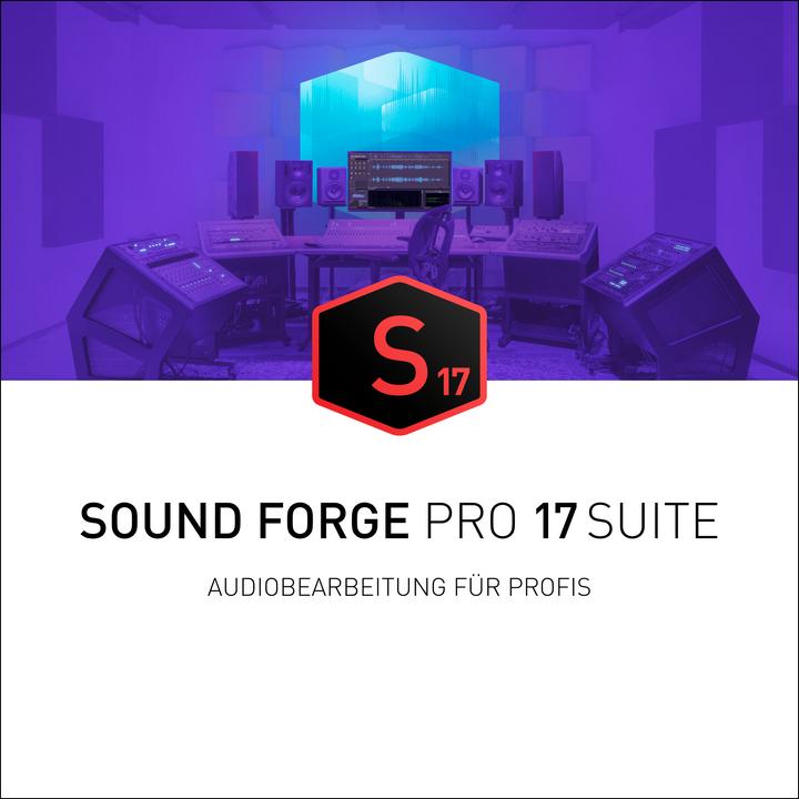 Produktbild Magix SOUND FORGE Pro 17 Suite Download Code (1 User, 1 Geräte/User, unbegrenzt)