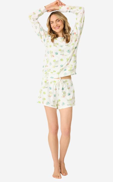 Produktbild Pj Salvage Pyjamashorts Limes & Sunshine (XL)