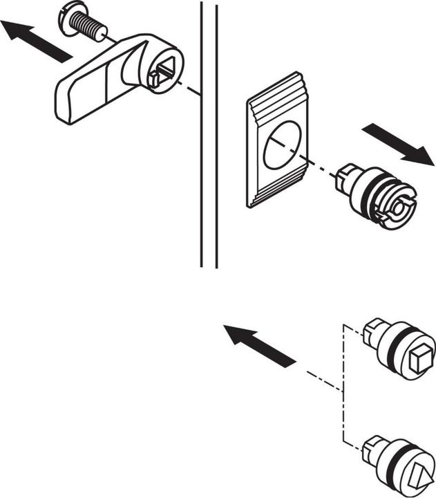 Actual product image Schneider Electric Doppelbartschloss