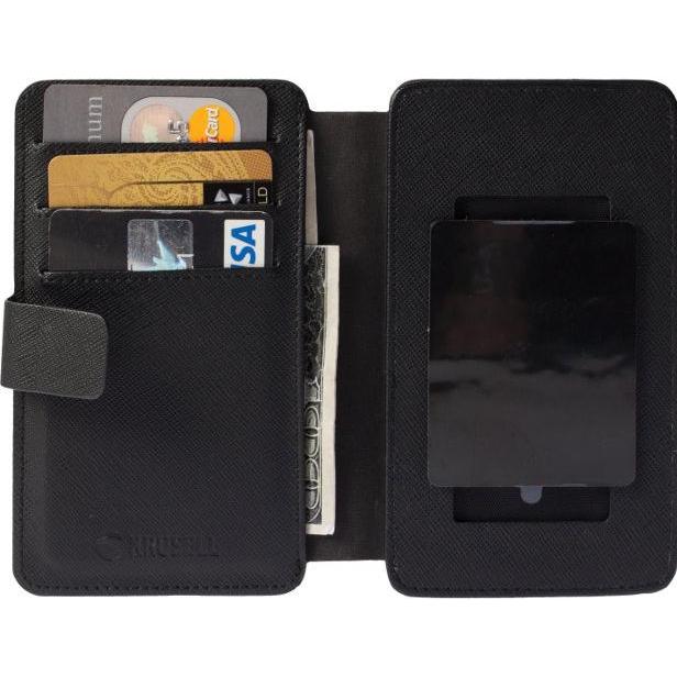 Krusell Malmö FlipWallet Slide 2XL schwarz (Apple iPhone 5c), Smartphone Hülle, Schwarz