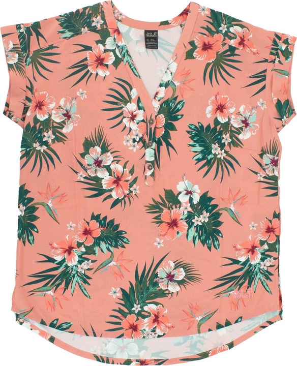 Actual product image Jack Wolfskin Victoria Tropical Shirt Blouse Shirt 1402801-7805 (S)