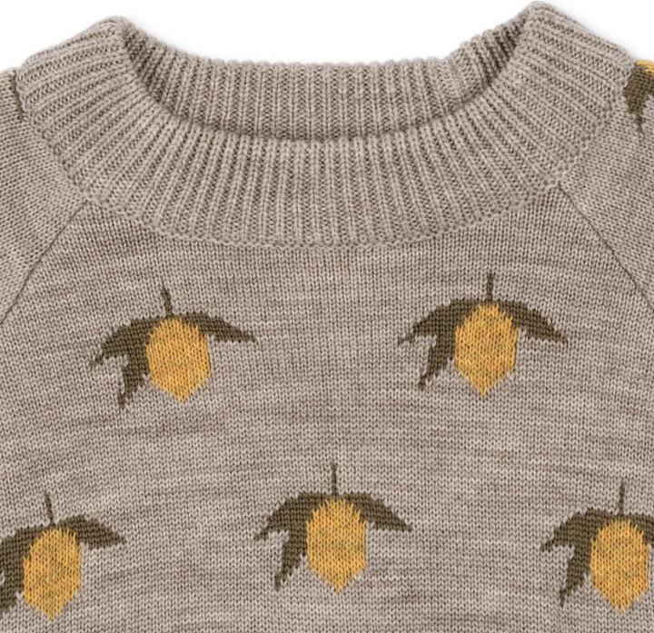 Produktbild Konges Slojd Belou Strickpullover Lemon (92)