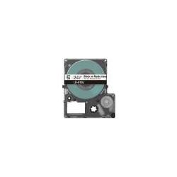 Thumbnail - Epson, Beschriftungsband, Matte Clear/Black 24mm LK-6TBJ (2.40 cm, Transparent)