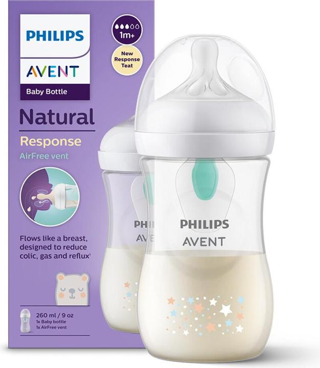 Actual product image Philips Avent SCY673/82 FLASCHE NATUR 260ml MIT ANTI-KOLIK-VERSCHLUSS (260 ml)