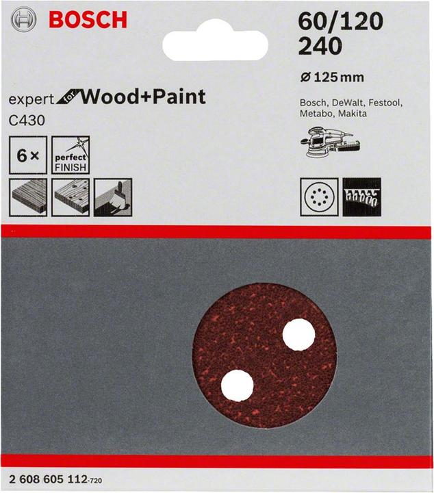 Produktbild Bosch Professional Zubehör C430 (60, 120, 240)