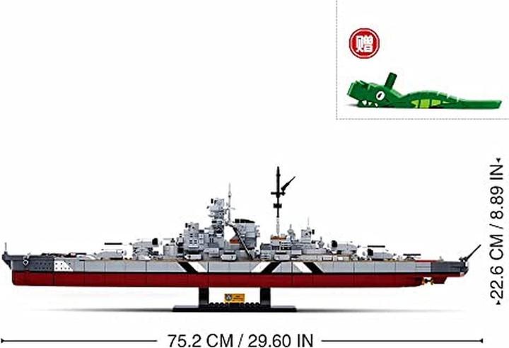Immagine prodotto Sluban Modello Bismarck Nave da Battaglia 2 in 1