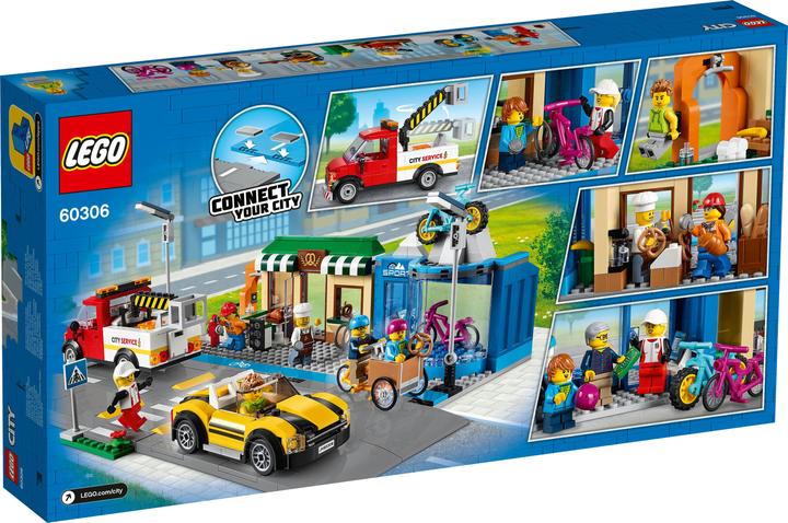 Image du produit LEGO City Rue commerçante avec magasins 60306 (60306, LEGO City)