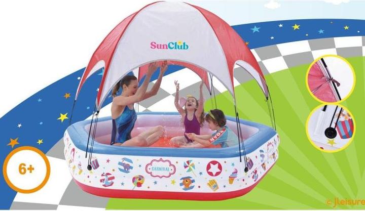 Actual product image Jilong BASEN DZIECIĘCY CIRKUS Z DASZKIEM 223x208x163CM 51124