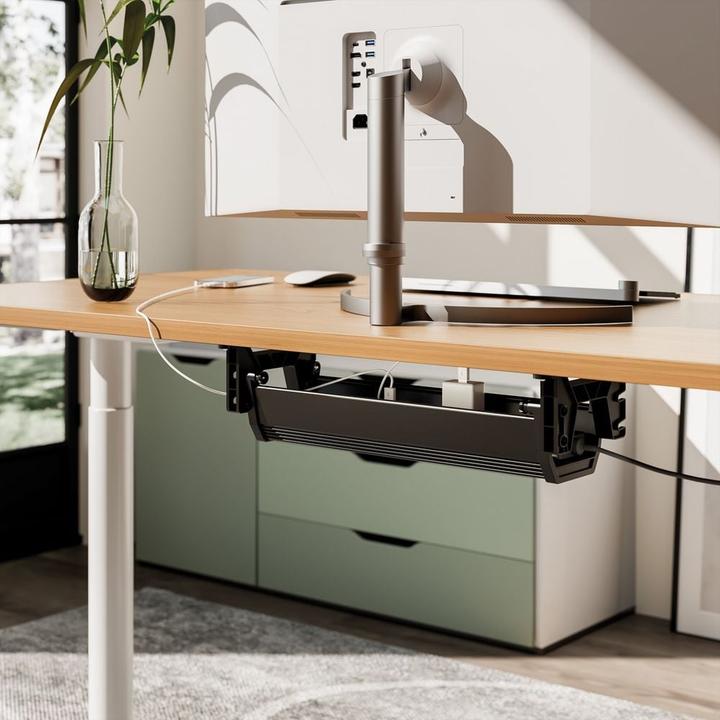 Produktbild Roline Untertisch-Kabelkanal 449mm schw (Kabelkanal, 44.90 cm)