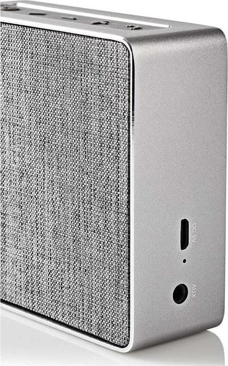 Produktbild Nedis SPBT-1002 Bluetooth Lautsprecher Gun Metal Grau (20 h, Akkubetrieb)