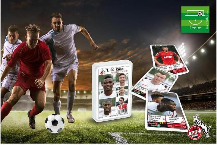 Produktbild ASS Altenburg 22182462 - 1.FC Köln - Quartett SAISON 20/21, Kartenspiel, für 2-4 Spieler, ab 4 Jahren (DE-Ausgabe) (Deutsch)