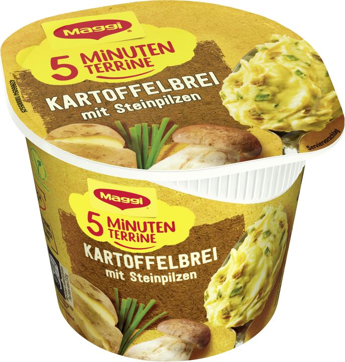 Actual product image Maggi 5 MINUTES TERRINE Mashed potatoes Porcini mushrooms (43 g)