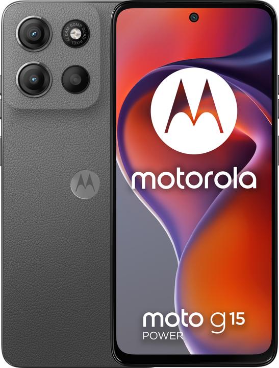 Produktbild Motorola Moto G15 Power (256 GB, Grey, 6.72", Dual SIM, 50 Mpx, 4G)