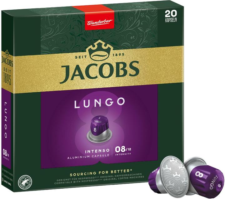 Jacobs Lungo 8 Intenso (20 x Porta.)