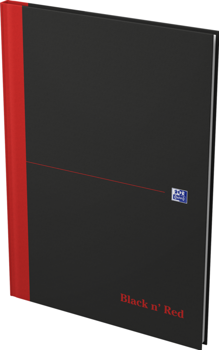 Produktbild Oxford Black 'n Red (A4, Kariert, Harter Einband)