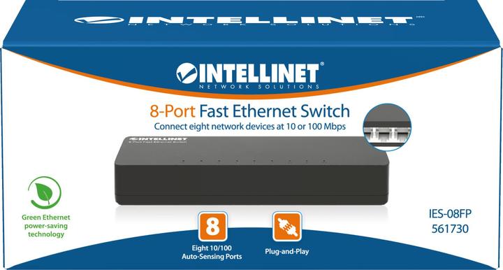 Immagine prodotto Intellinet Switch Fast Ethernet a 8 porte (8 porte)