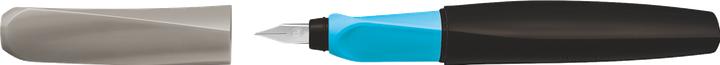 Actual product image Pelikan Fountain pen (cartridge filling system) Twist® colour blocking fountain pen for right and (Black, Blue, Grey, 1x)