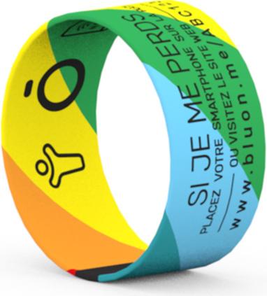 Actual product image Bluon NFC bracelet