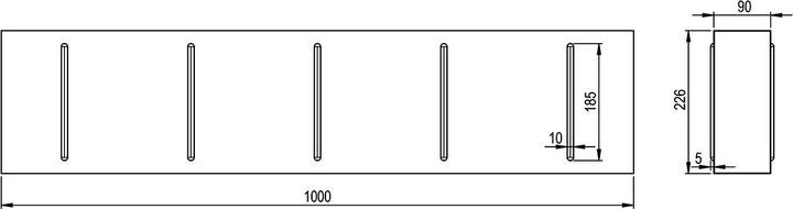 Actual product image Hastrag Flat duct
