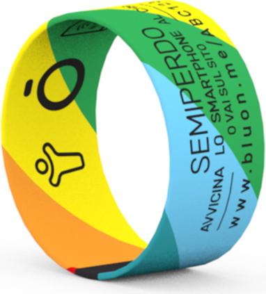 Actual product image Bluon NFC bracelet