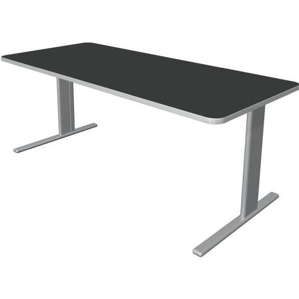 Kerkmann, Schreibtisch, Schreibtisch UNIC, (B)1.800 mm, anthrazit (180 x 80 x 75 cm)