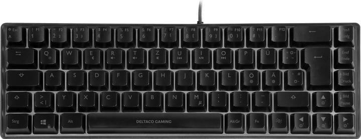 Produktbild Deltaco DK240 mini 60% Gaming Tastatur transparent (DE, Kabelgebunden)
