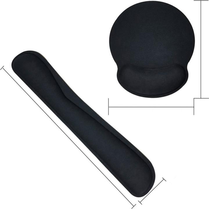 Produktbild Deltalabs Ergonomische Mausmatte und Tastatur Handballenauflage