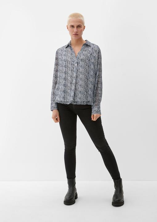 Immagine prodotto s.Oliver Bluse Gemusterte Satinbluse (44)