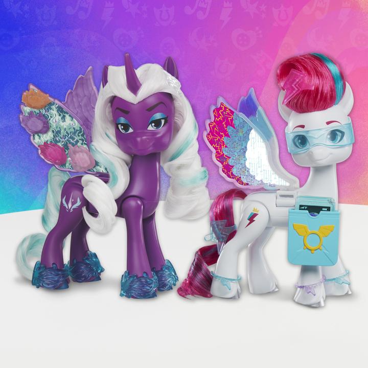 Actual product image My Little Pony Zipp Storm surprise wing fashion doll with wings and accessories