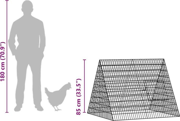 Produktbild vidaXL Hühnergehege