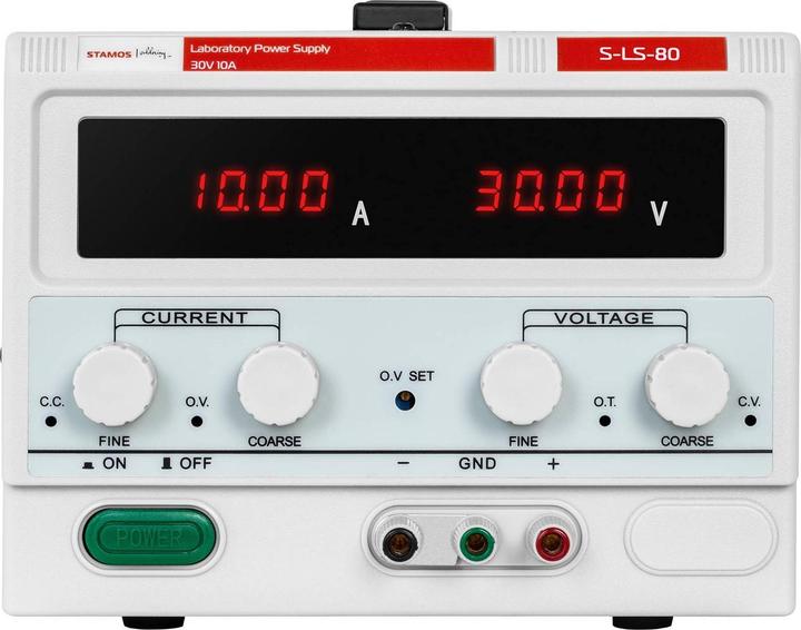 Produktbild Stamos Labornetzgerät regelbar Labornetzteil Netzgerät Netzteil Trafo 30 V 10 A DC
