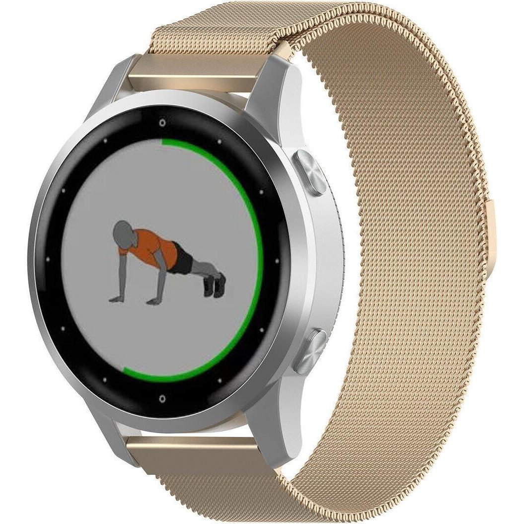 Strap-it Armband (18 mm, vivoactive 4S), Uhrenarmband, Gold