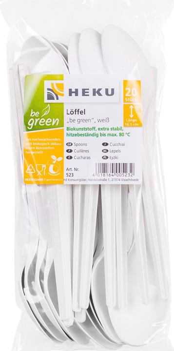 Produktbild Heku Einweglöffel 20 Stk. be green (20 x)