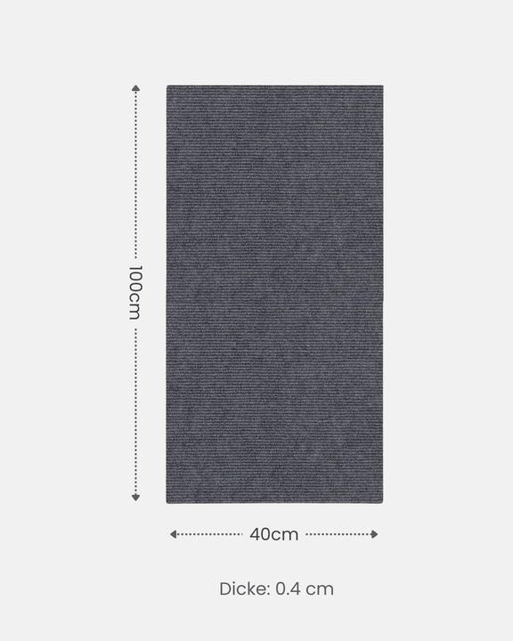 Actual product image Hermex Kratzmatte für Katzen Klettermatte Kratzschutz Kratzbrett Kratzwand (100 cm, Dark grey)